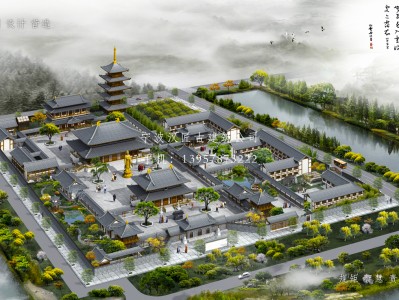 苍南寺庙建筑总体规划方案