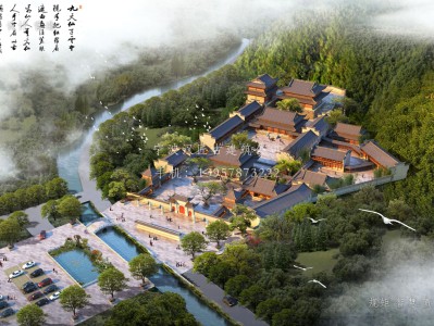 苍南资教寺总体建筑规划方案图